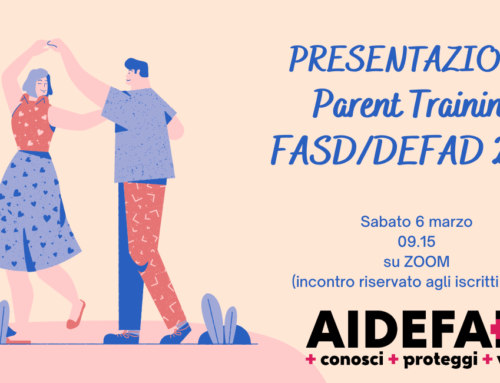 PRESENTAZIONE Parent Training FASD/DEFAD 2021